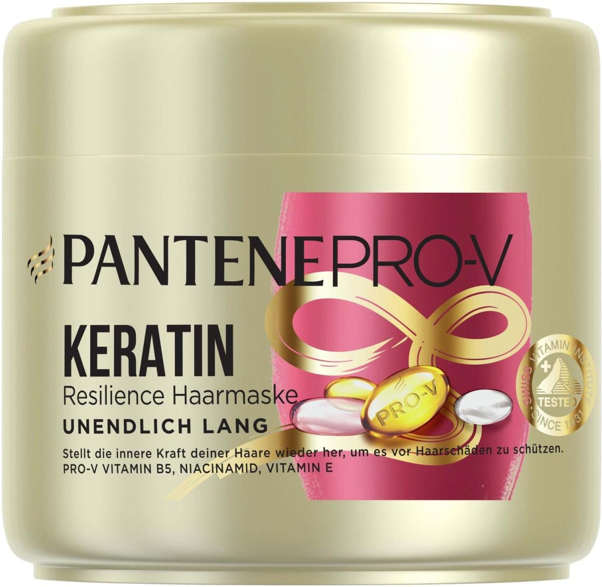 PANTENE PRO-V UNENDLICH LANG KERATIN Resilience Haarmaske 300 ml