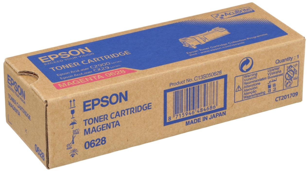Epson Original Toner magenta 2.500 Seiten (C13S050628)