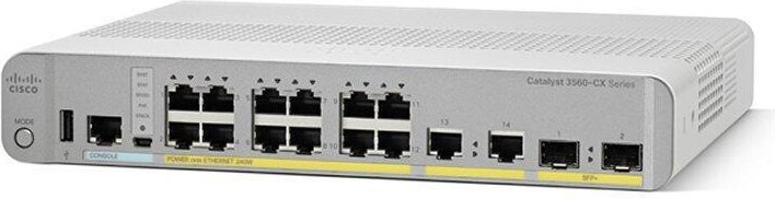 Cisco Catalyst 3560CX-12PC-S Switch WS-C3560CX-12PC-S