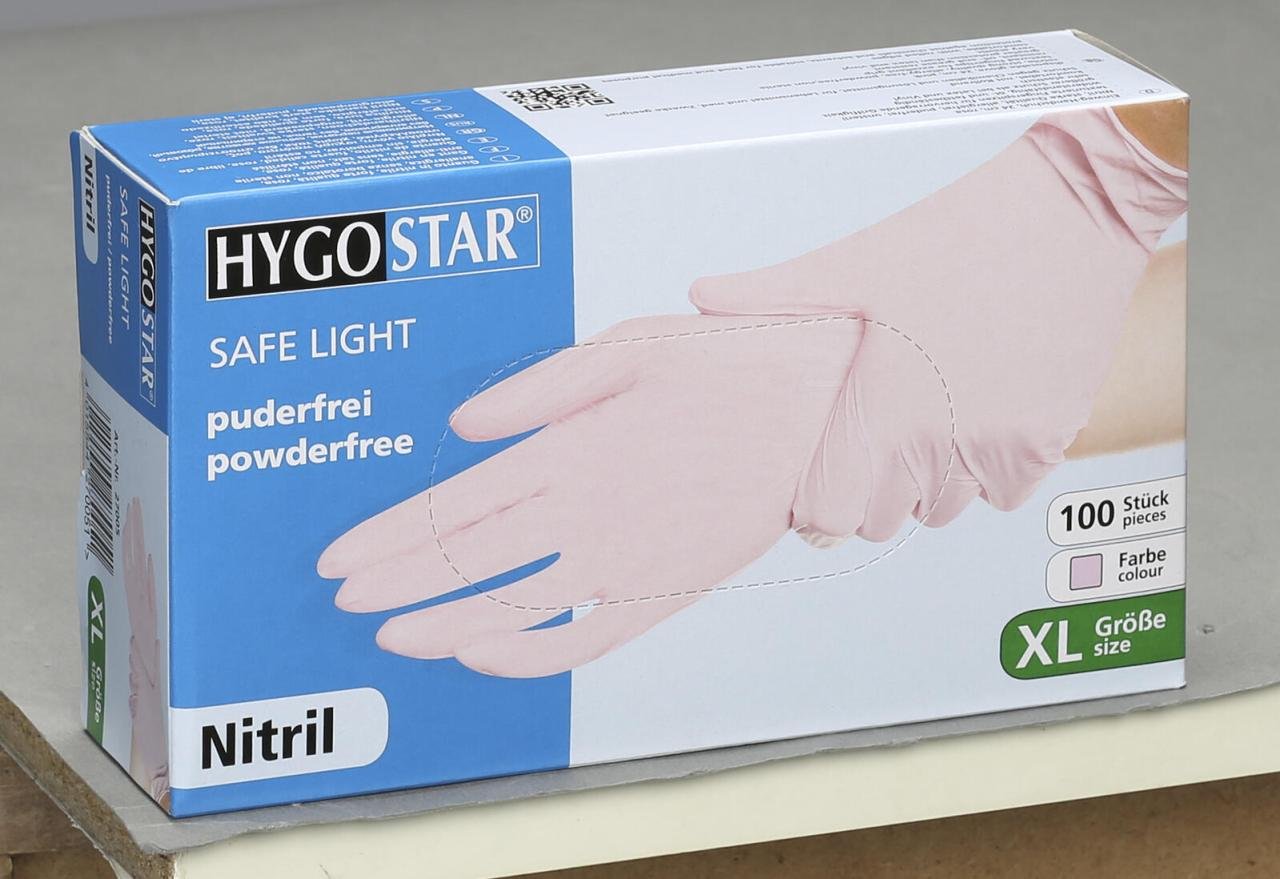HYGOSTAR Einmalhandschuhe SAFE LIGHT XL pink