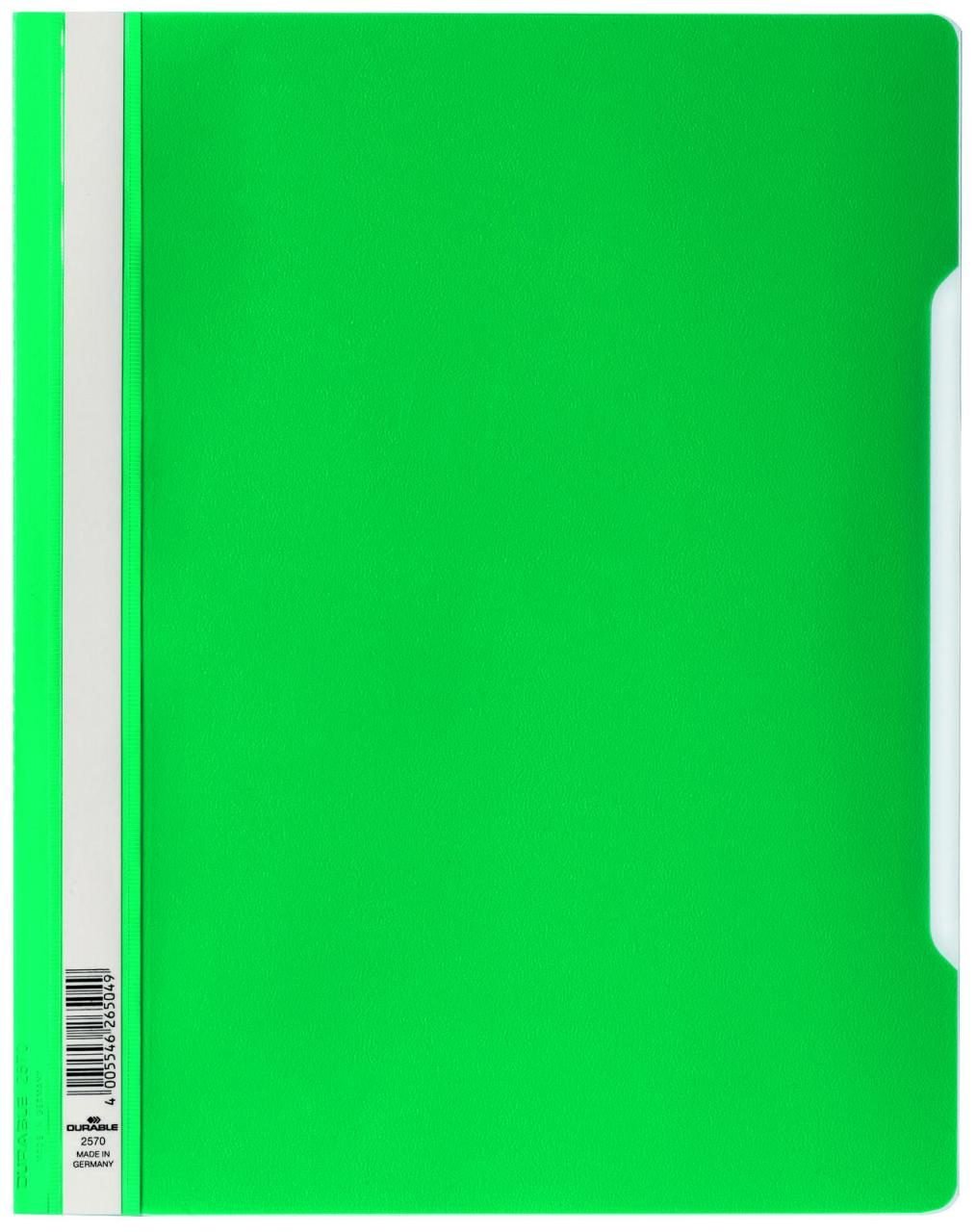 Thumbnail - DURABLE Schnellhefter DIN A4 überbreit PVC-Hartfolie grün