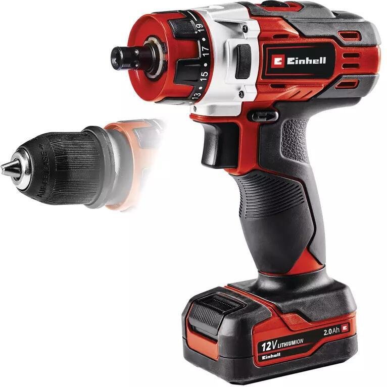Einhell Akku-Bohrschrauber TE-CD 12/1 X-Li (1x2,0Ah) (4513592)