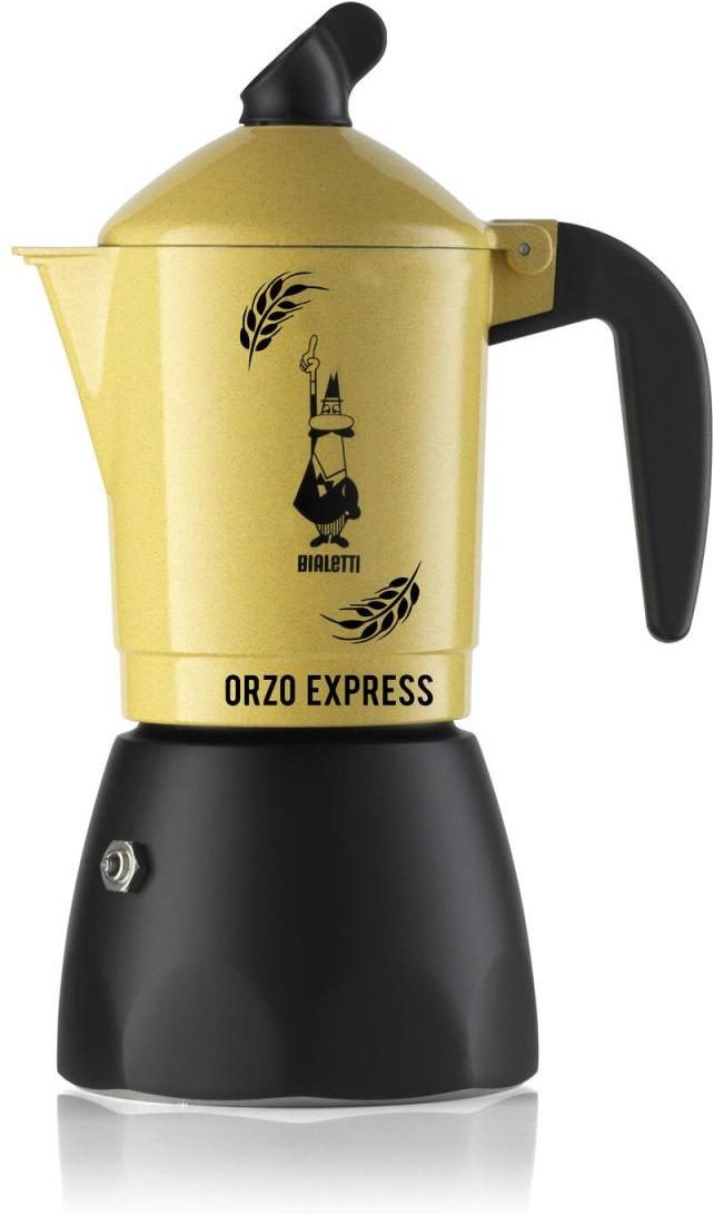 Bialetti Orzo Express - Espressokocher - gelb/schwarz - Aluminium - für 2 Tassen