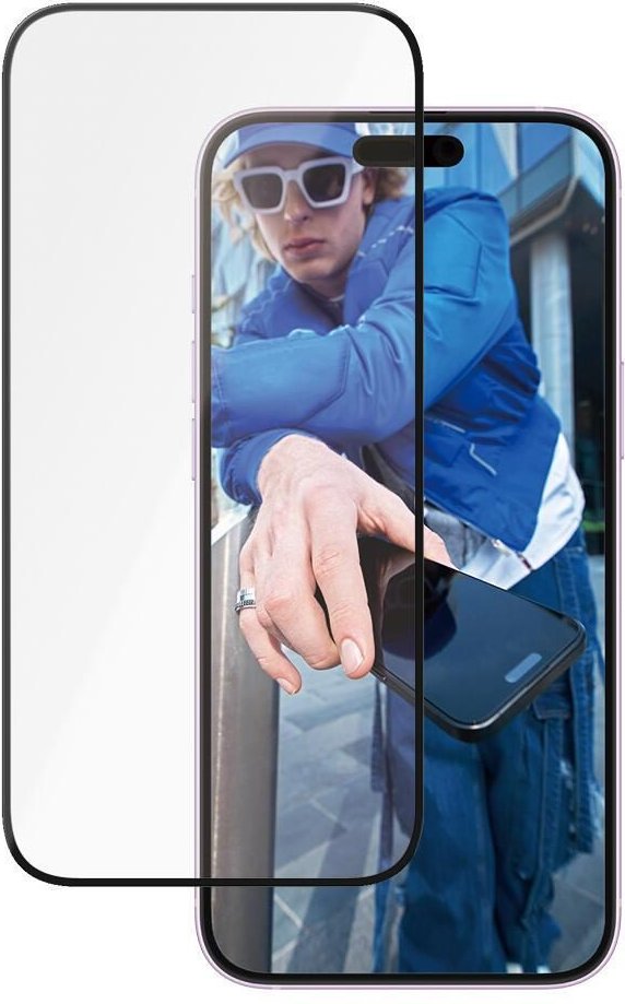 PanzerGlass® Ceramic Displayschutz für iPhone 16 Plus & 15 Plus - Ultra-Wide Fit