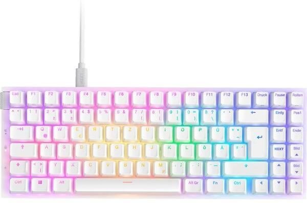 Thumbnail - NZXT Function 2 MiniTKL Gaming-Tastatur - Weiß