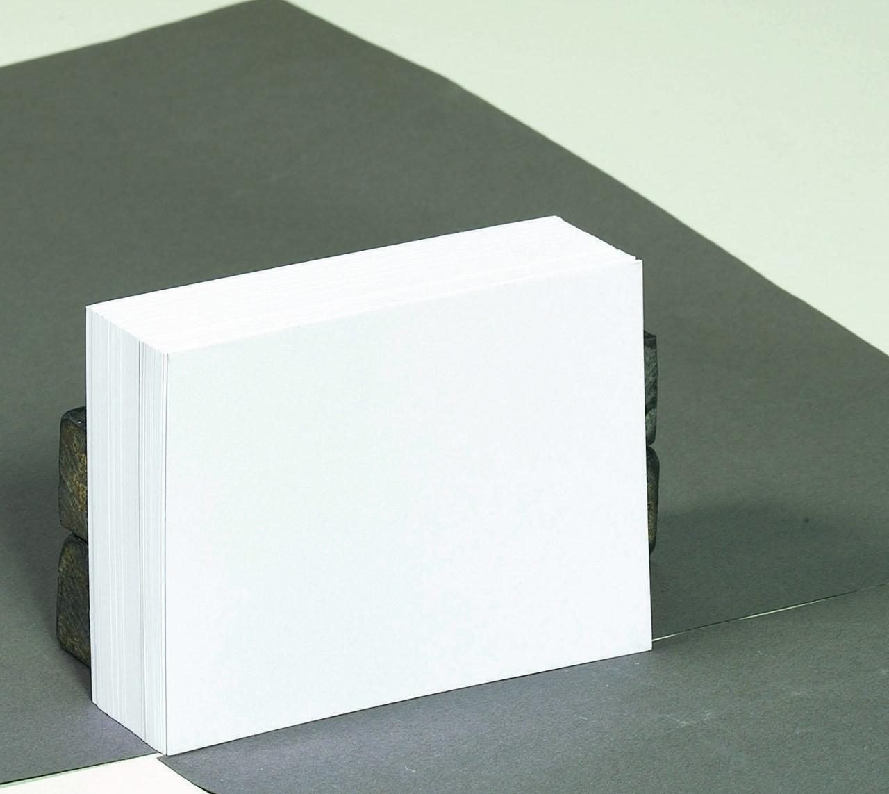 Karteikarten DIN A7 blanko weiß