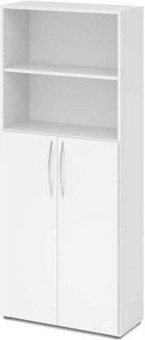 HAMMERBACHER Regalschrank 4770, V4770/W/W/BM weiß
