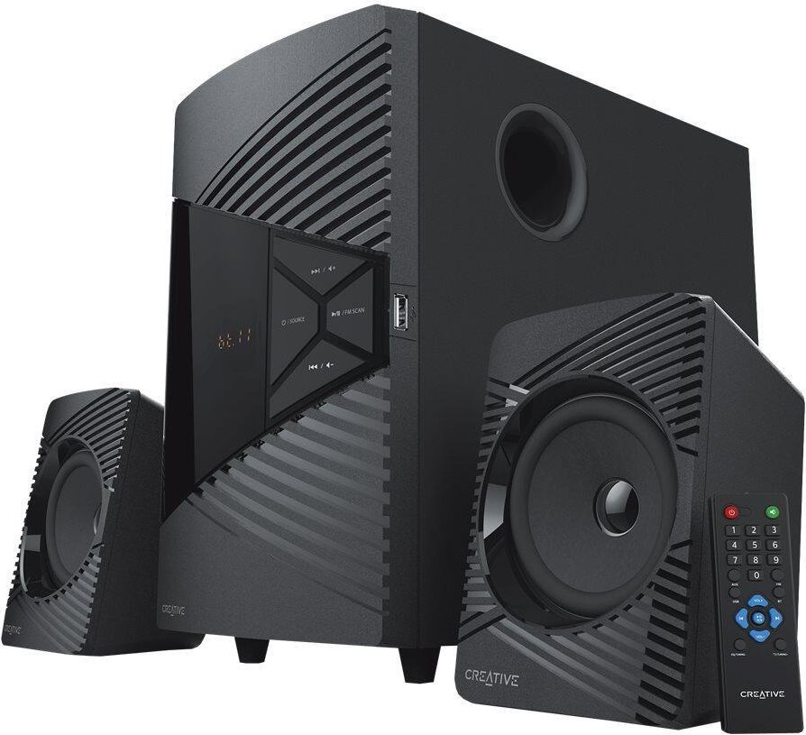 Creative Labs Creative SBS E2500 - Lautsprechersystem - für PC - 2.1-Kanal - Bluetooth - 30 Watt (Gesamt)