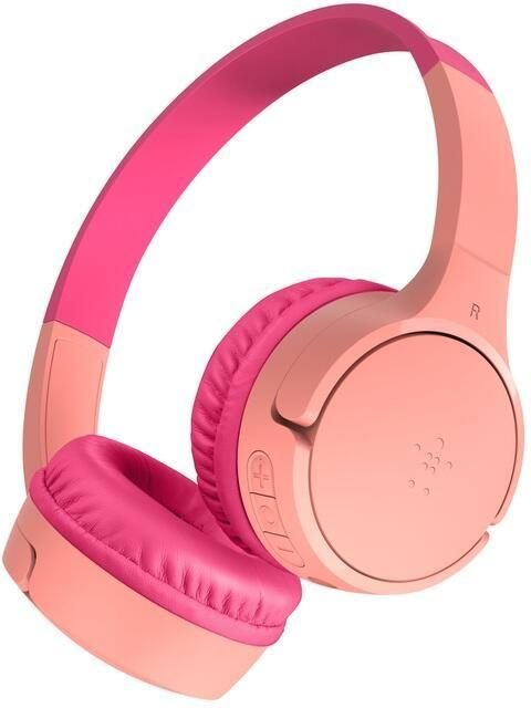 Belkin SoundForm Mini kabelloser On-Ear-Kopfhörer für Kinder, rosa
