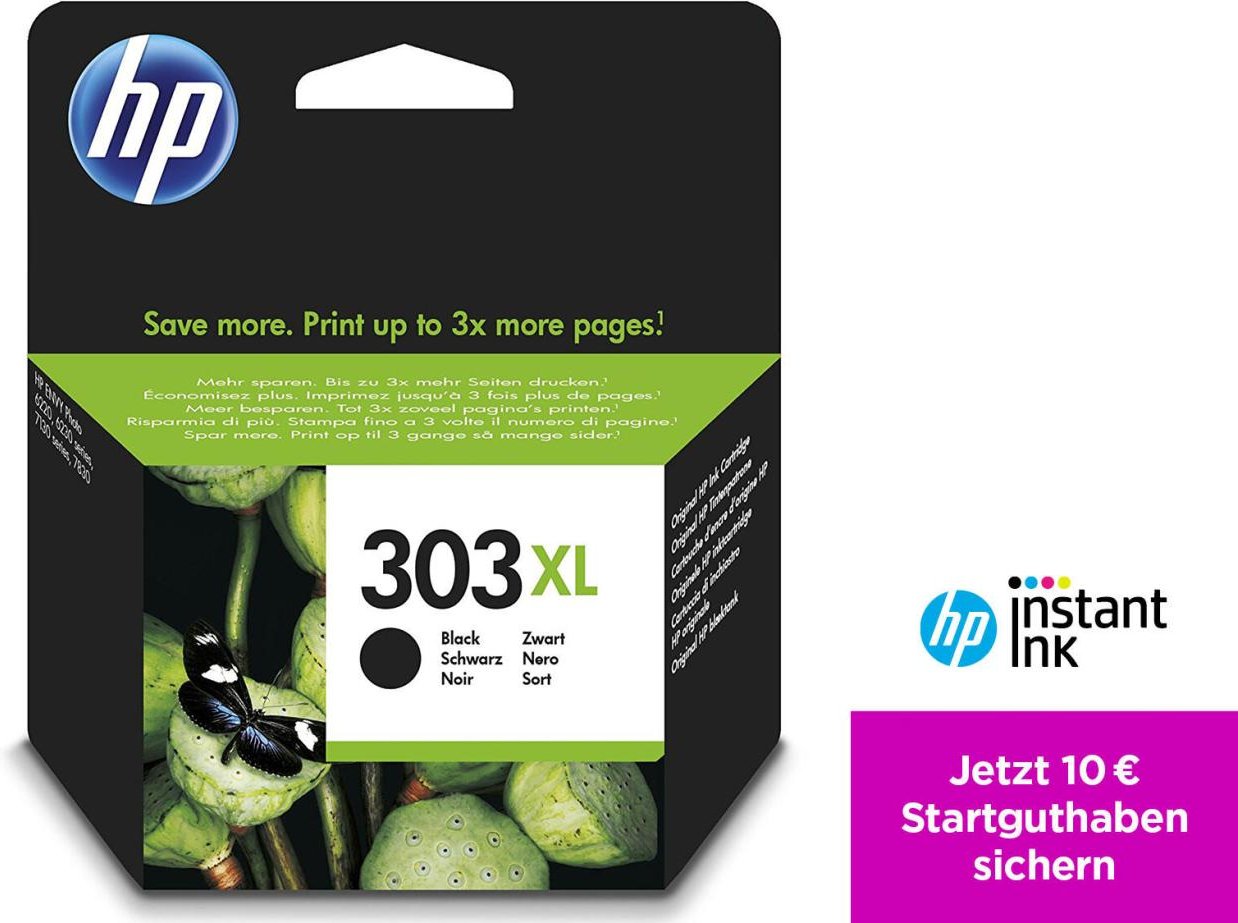 Thumbnail - HP Original 303XL Druckerpatrone schwarz 600 Seiten 12ml (T6N04AE)