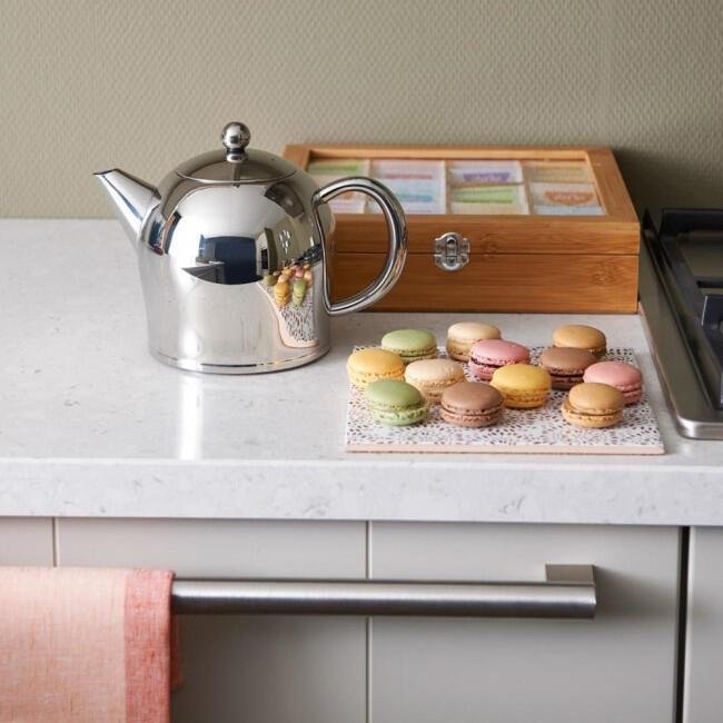 bredemeijer Santhee Teekanne 1,0 l silber, glänzend