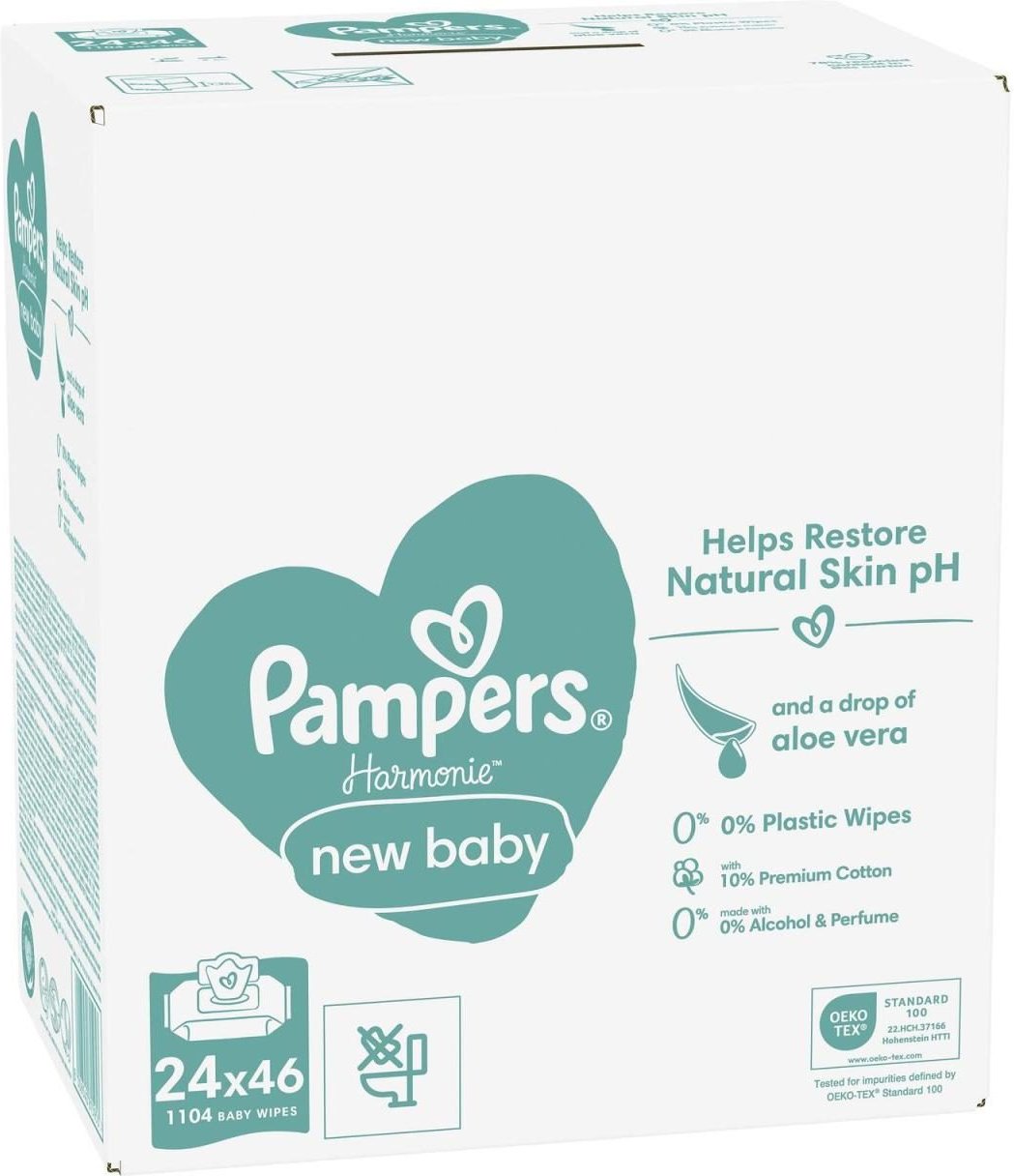 Pampers® Feuchttücher new baby Harmonie™ 1-lagig