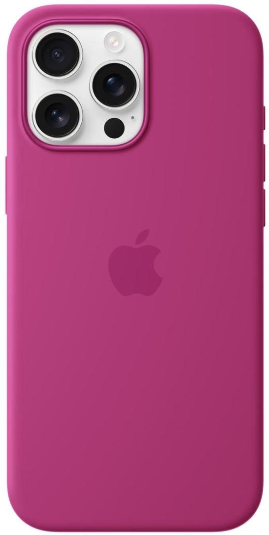 Apple Silikon Case iPhone 16 Pro Max mit MagSafe (fuchsia)