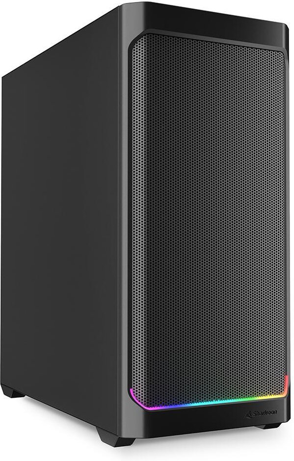 Sharkoon PC Gehäuse AK4 RGB Strip Black ATX schwarz