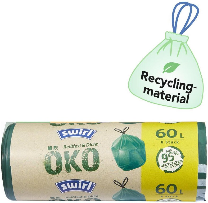 Thumbnail - swirl® Müllbeutel 60,0 l grün