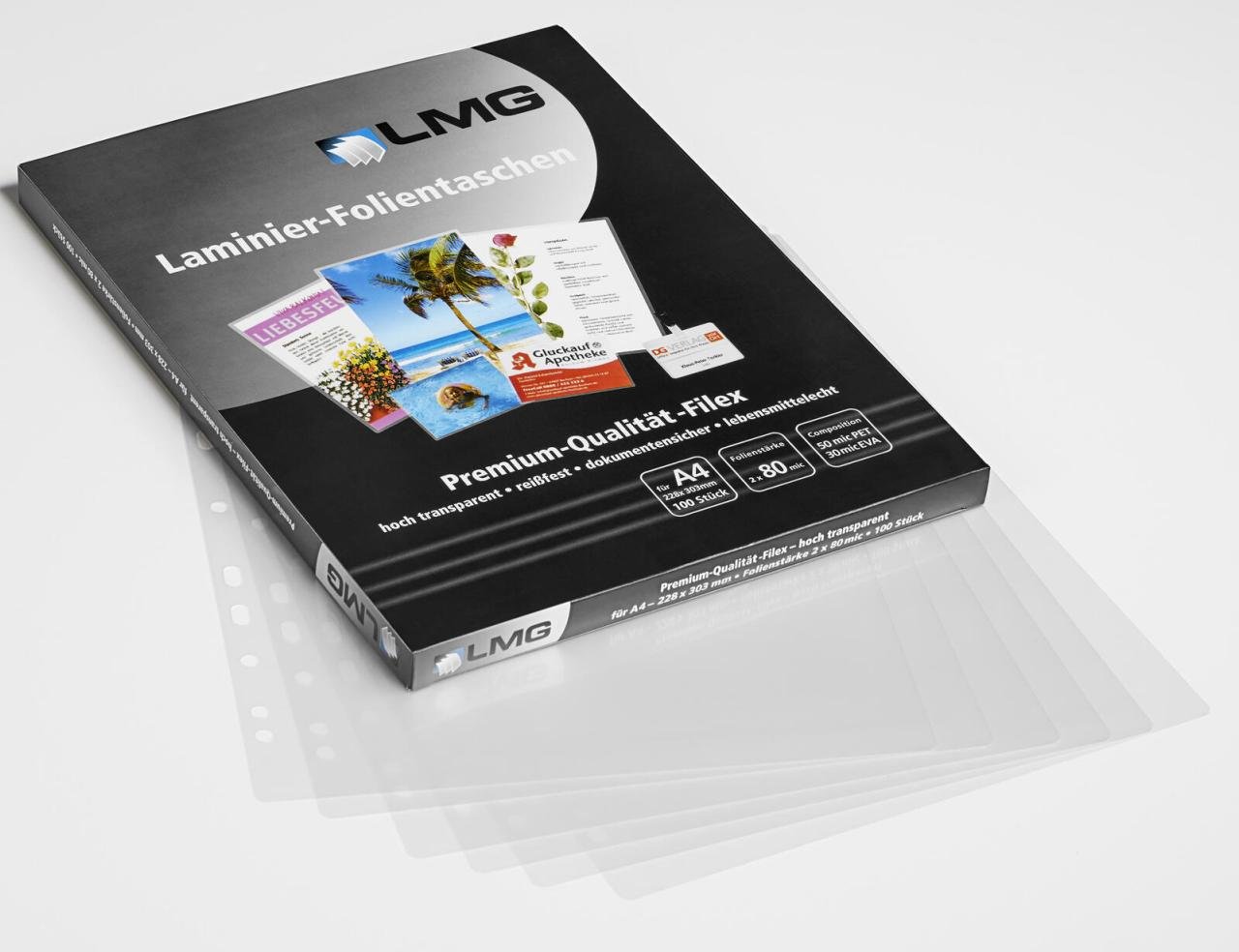 Thumbnail - LMG Laminierfolien matt 80 mikron A4