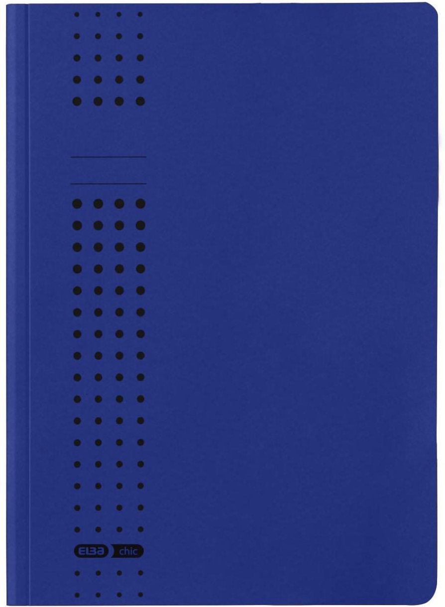 ELBA Sammelmappen Chic DIN A4 dunkelblau