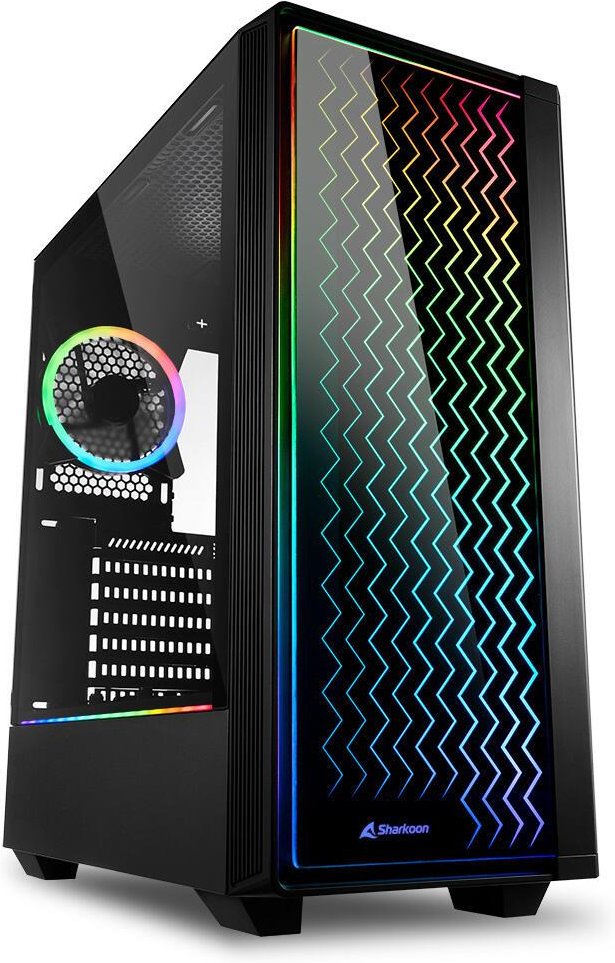 Sharkoon PC Gehäuse LIT 200 ATX schwarz