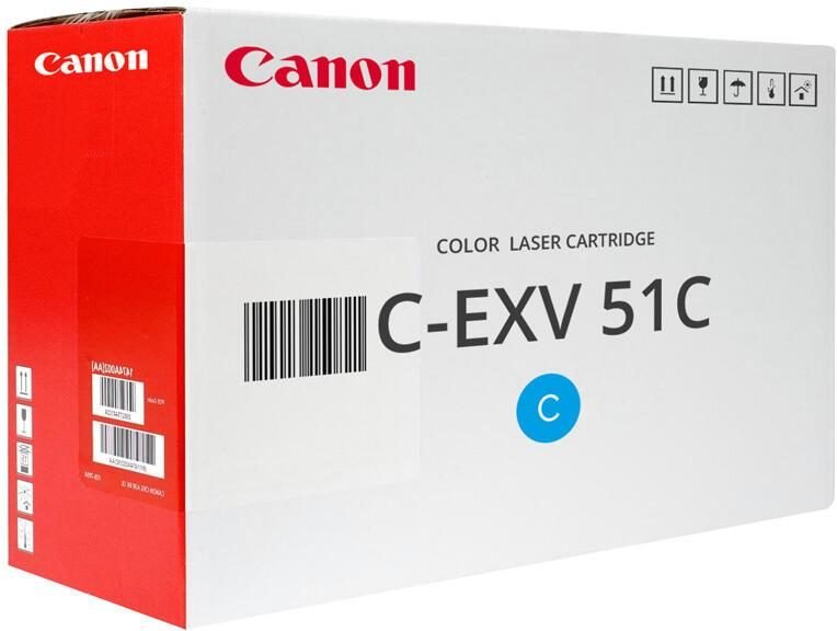Canon Original Toner C-EXV51 cyan 60.000 Seiten (0482C002)