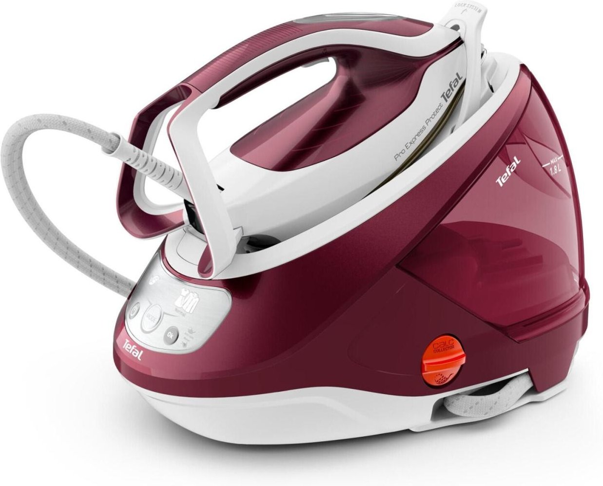 Thumbnail - Tefal Pro Express Protect Dampfbügeleisen, weiß/rot