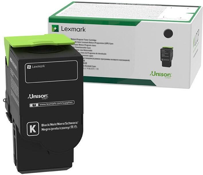 für CS622de, CX421adn Lexmark Original Toner - schwarz (78C2XK0) für CS421dn, CS521dn, CS622de, CX421adn, CX522ade, CX62...