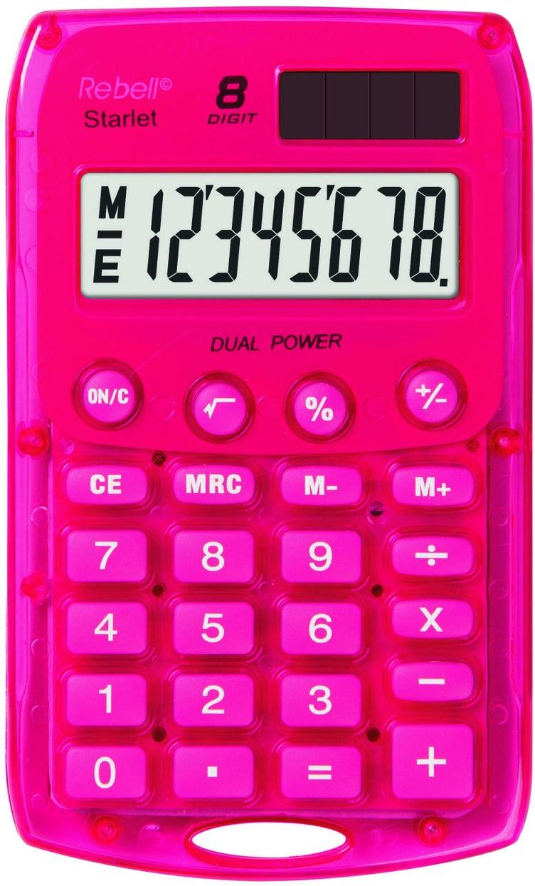 Thumbnail - Rebell Taschenrechner Starlet pink