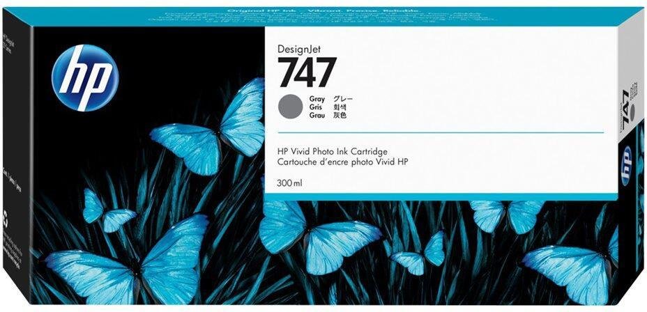 HP Original 747 Druckerpatrone - grau (P2V86A )