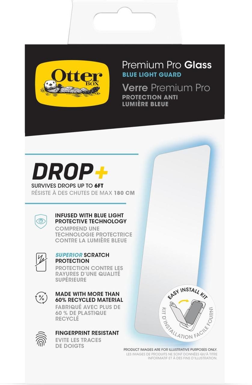 OtterBox Premium Pro Glass Blue Light Apple iPhone 16 Pro Max - clear