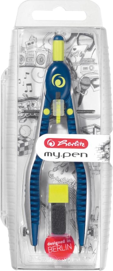herlitz Zirkel My.Pen blau