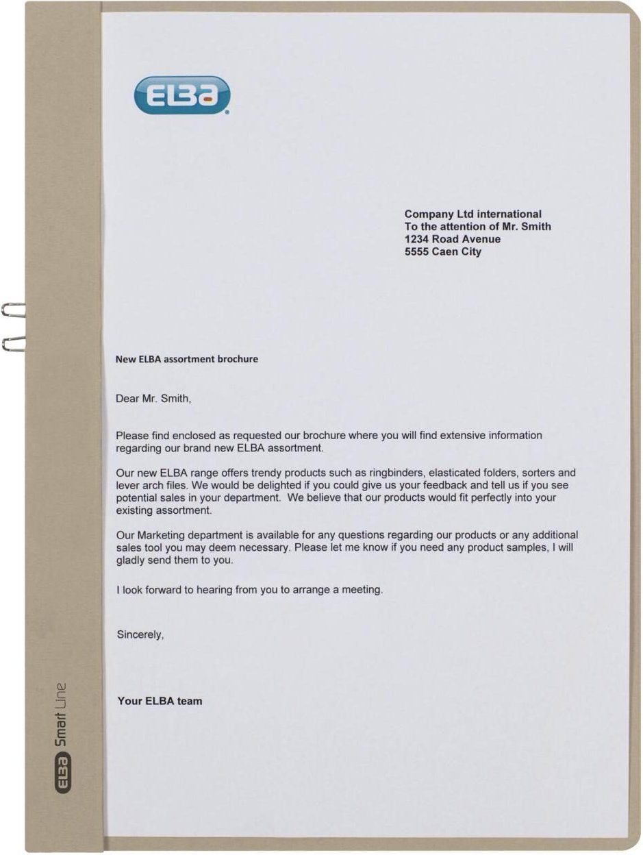 ELBA Klemmhefter DIN A4 grau