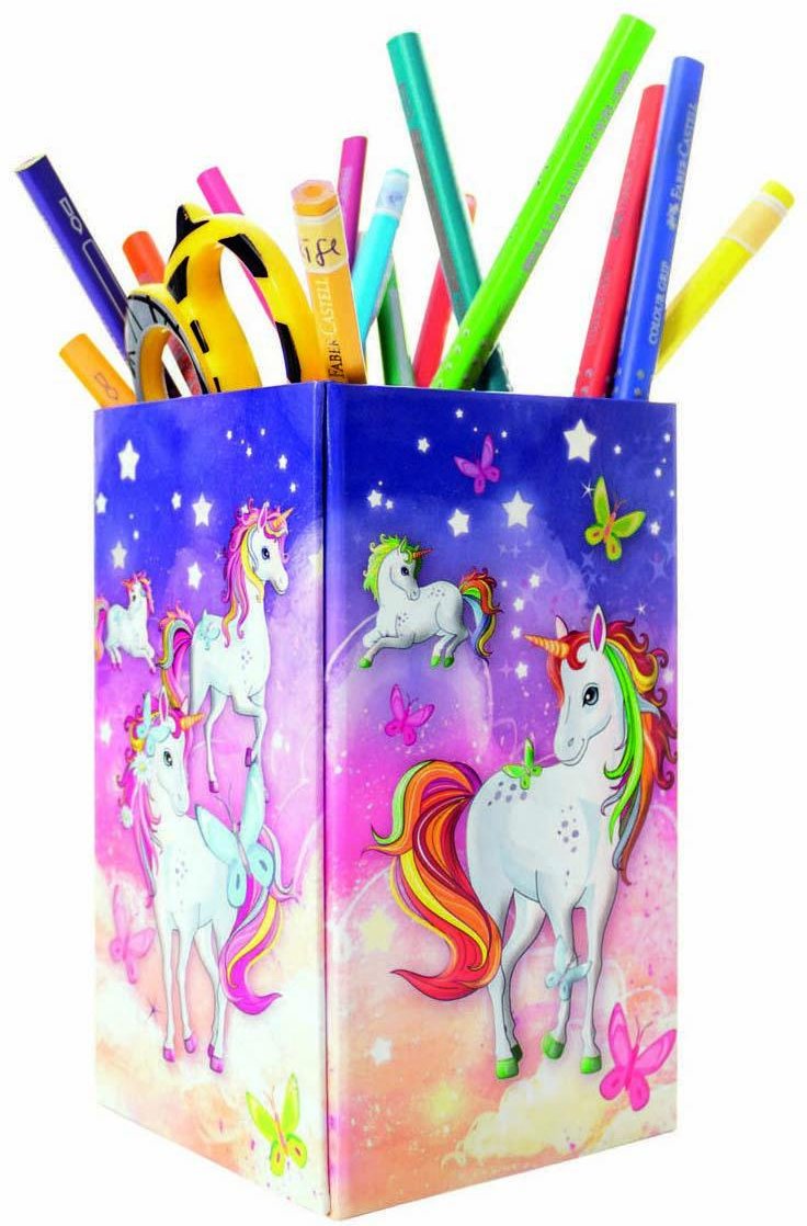 Thumbnail - HERMA Stiftehalter 8,0 x 8,0 x 13,5 cm Einhorn