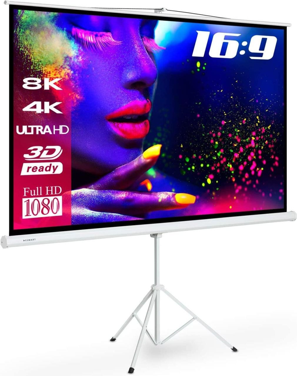 Thumbnail - ESMART Professional MISATI Stativ Leinwand 221 x 125 cm (100") 16:9