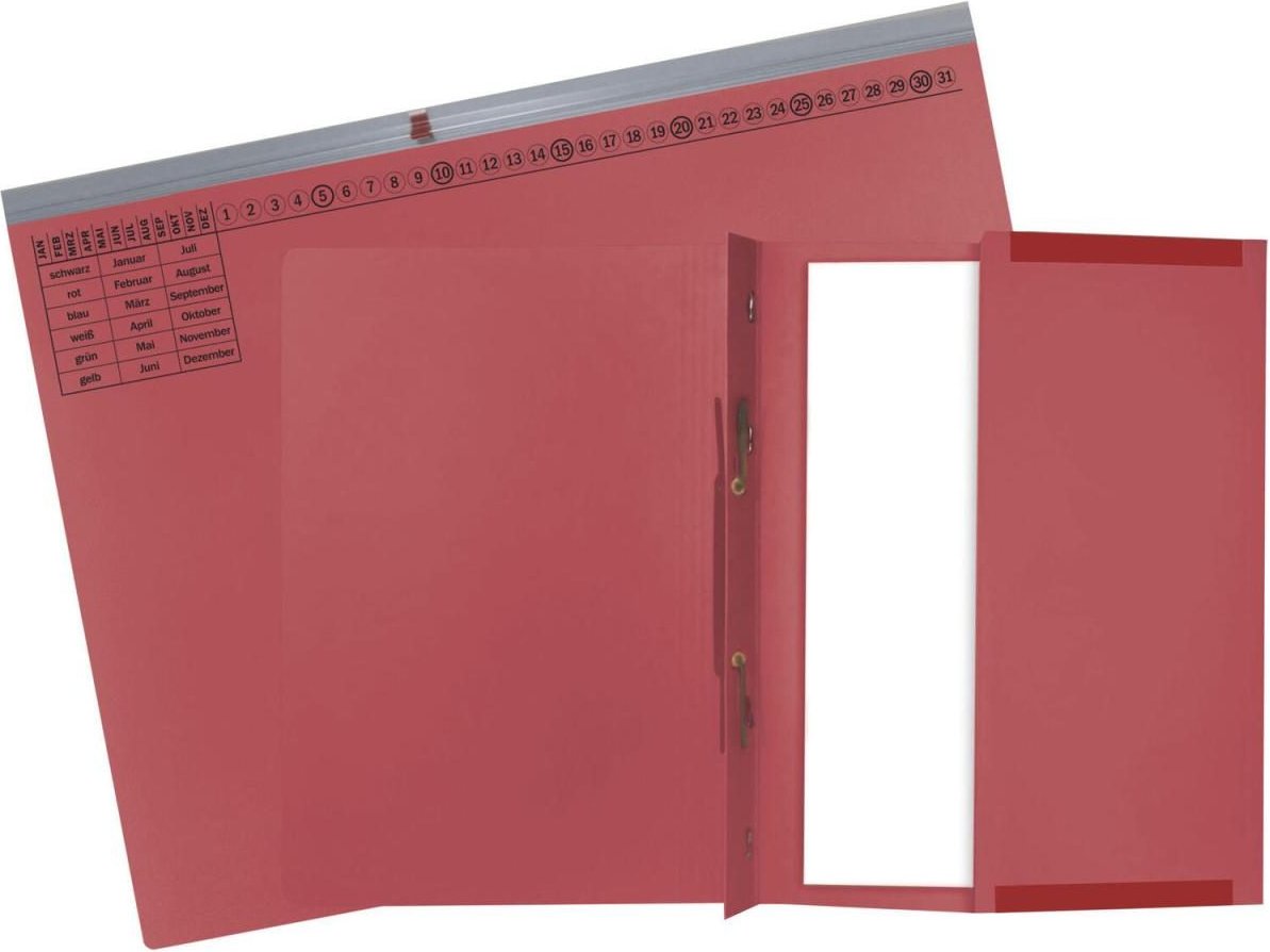 Exacompta Exaflex Premium Hängehefter kaufmännische Heftung DIN A4 rot