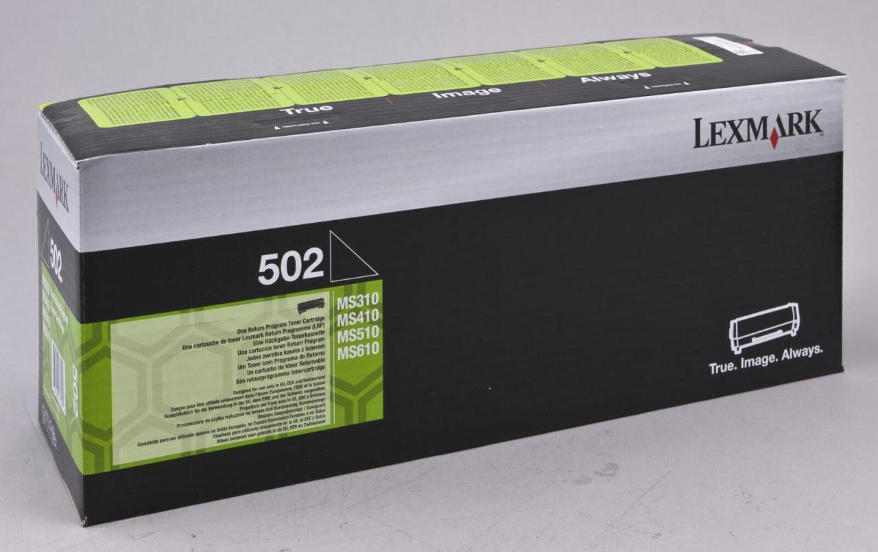 MS610dn/de/dte Lexmark Original 502 Toner schwarz 1.500 Seiten (50F2000) für MS310d/dn, MS312dn, MS410d/dn, MS415dn, MS5...