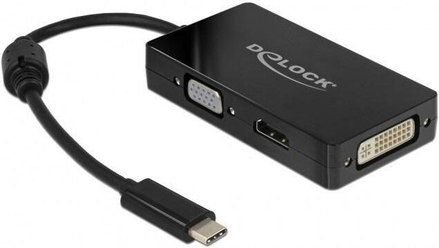 DeLOCK Adapter USB Type-C zu VGA / HDMI / DVI