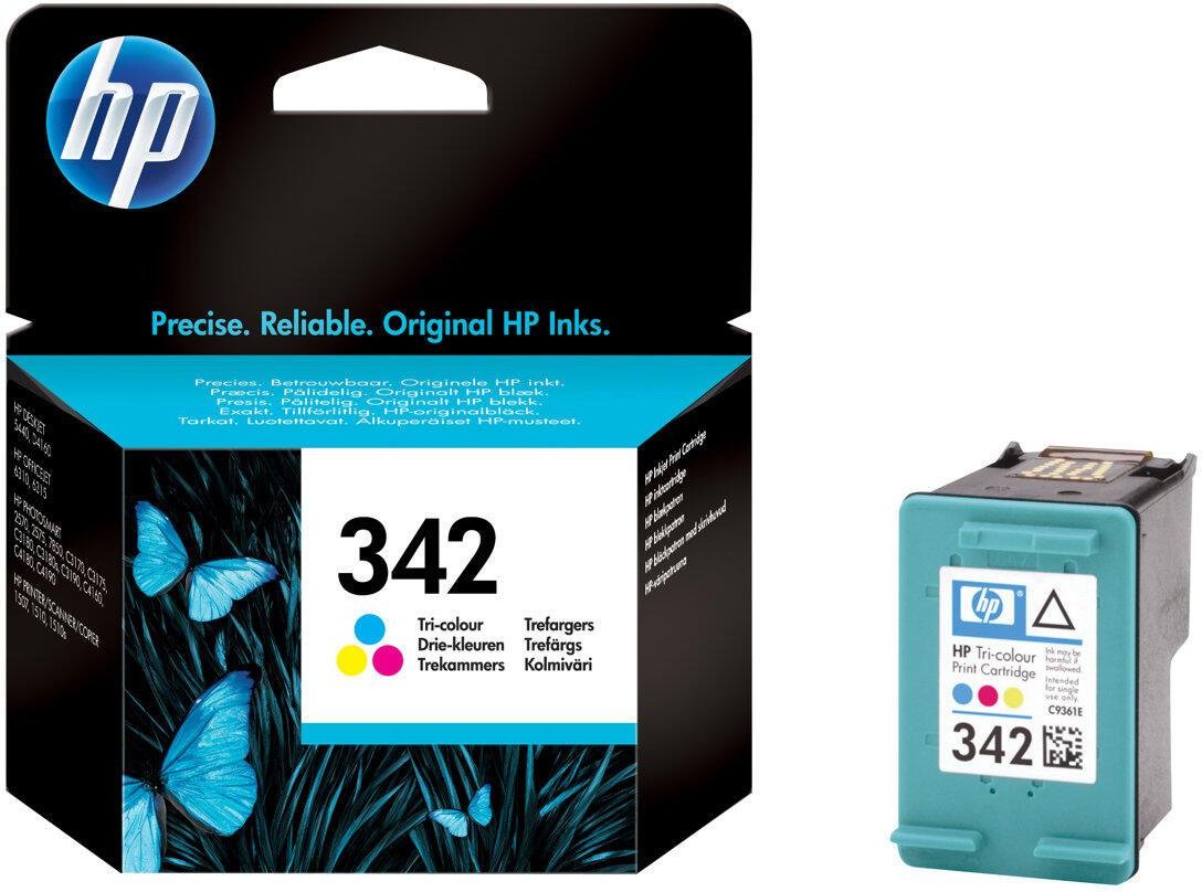 Thumbnail - HP Original 342 Druckerpatrone cyan magenta gelb 5ml (C9361EE)