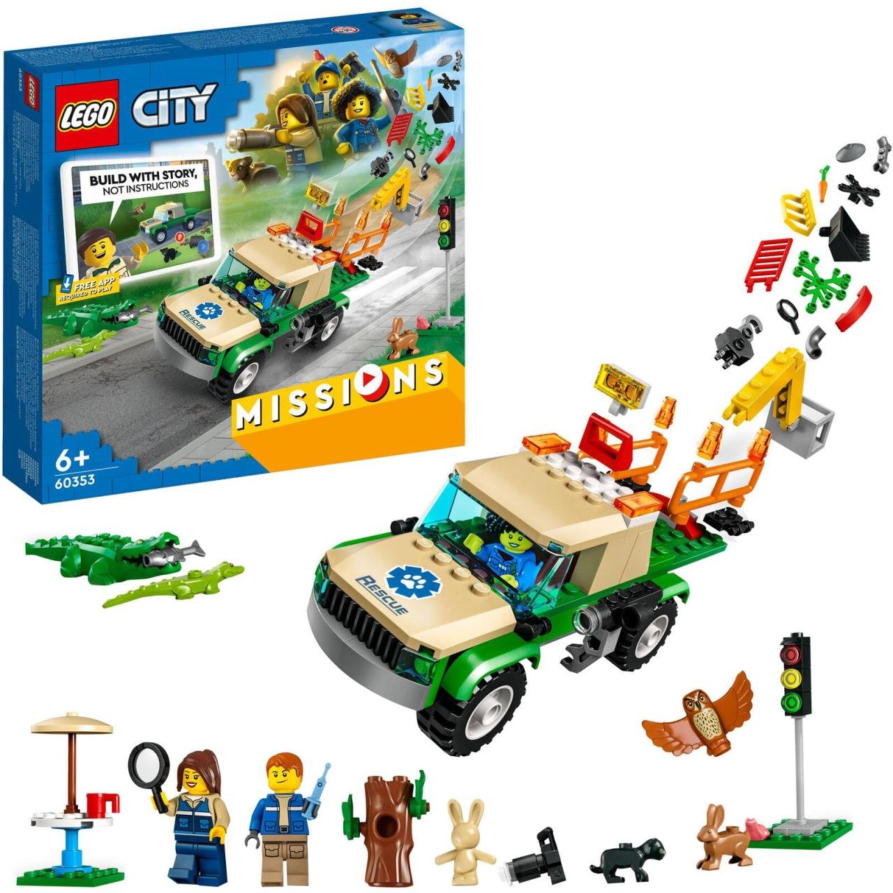 LEGO® City Tierrettungsmissionen 60353
