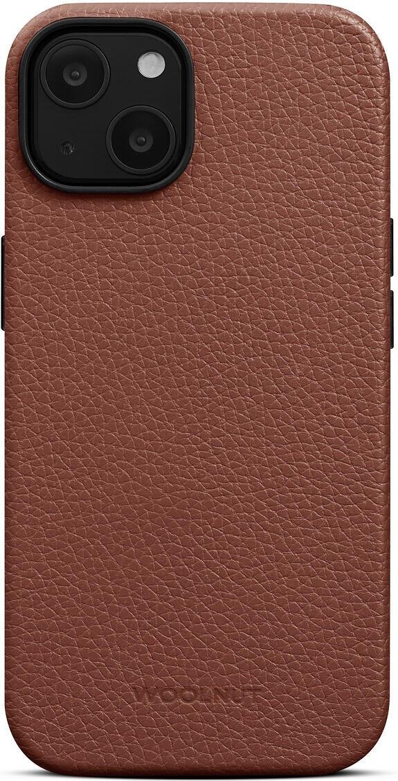 Woolnut Ledercase für iPhone 14, cognac