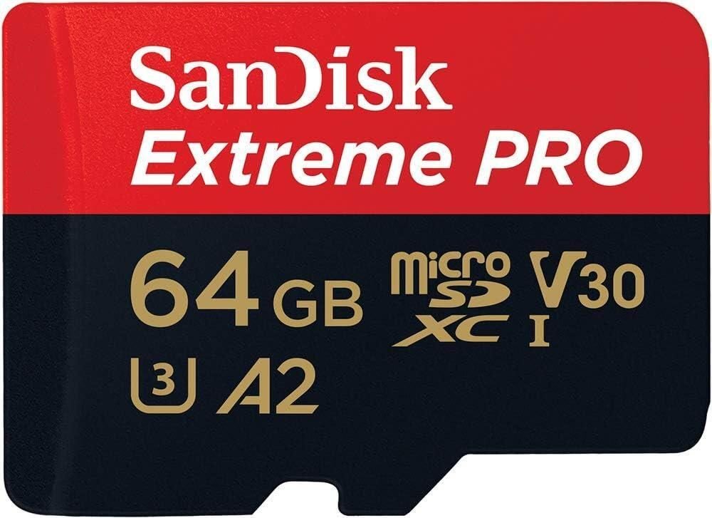 SanDisk Extreme® PRO microSDXC Speicherkarte 64GB mit SD-Adapter