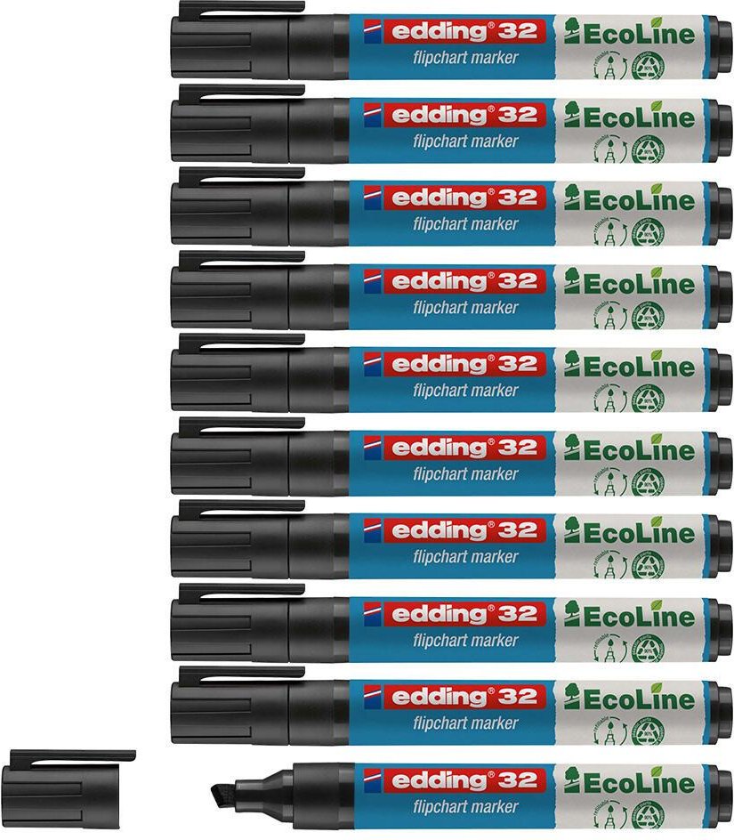edding 32 Flipchart-Marker 1.0 - 5.0 mm Schwarz
