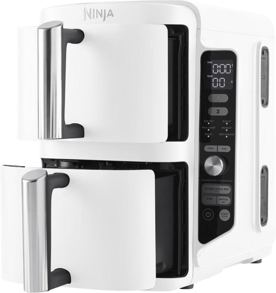 Ninja Double Stack XL 2-Ebenen Heißluftfritteuse 9,5 L - SL400EUWH
