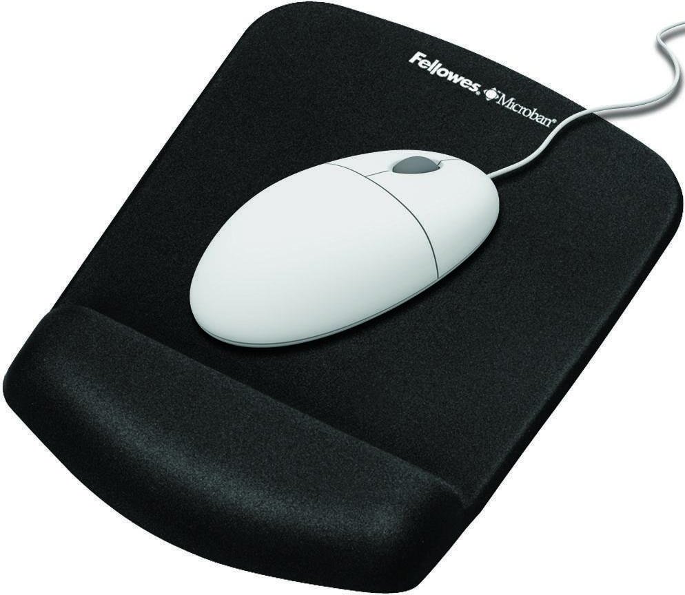 Fellowes Mousepad mit Handgelenkauflage PlushTouch schwarz