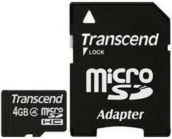 Transcend TS4GUSDHC4 Speicherkarte 4 GB