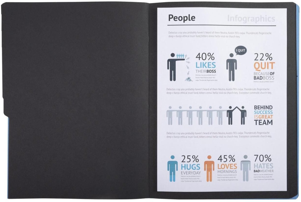 Thumbnail - Exacompta Ordnungsmappen DIN A4 12-Fach gelb