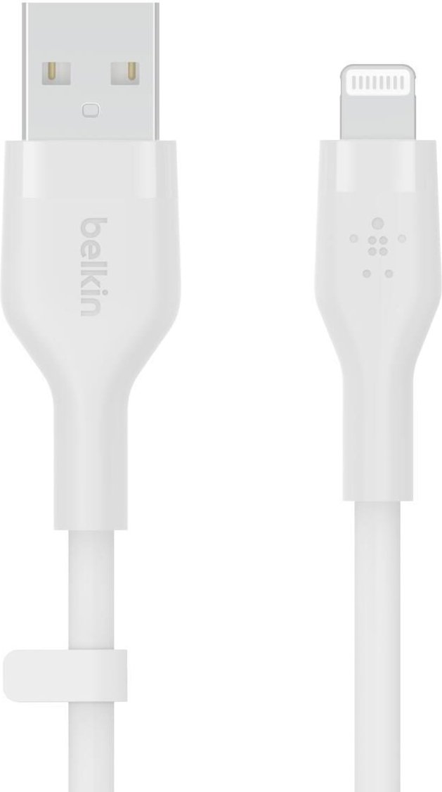 Thumbnail - Belkin BoostCharge Flex USB-A Kabel mit Lightning Connector (1m, Weiß)