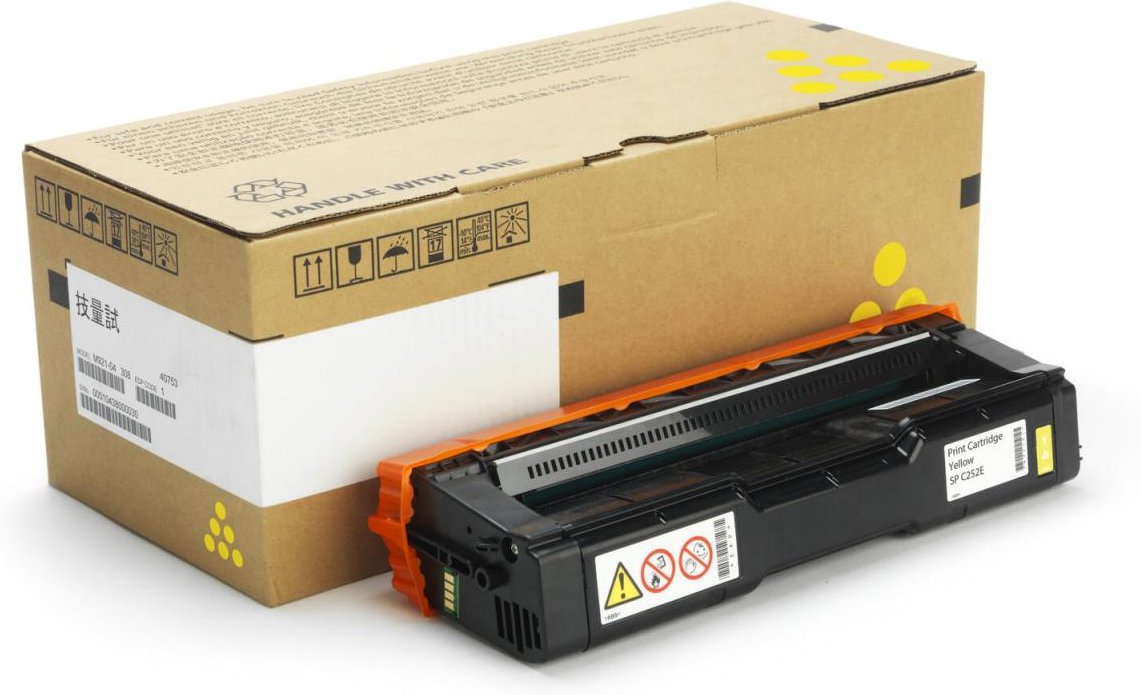 Ricoh Original Type SP C252E Toner gelb 4.000 Seiten (407534) für SP C252DN/SF