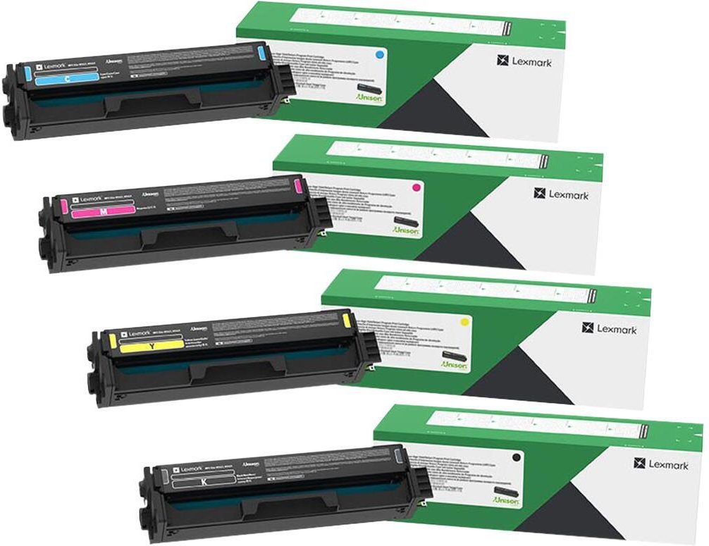 Lexmark Original C3220 Toner - 4er Multipack - cyan, magenta, gelb, schwarz
