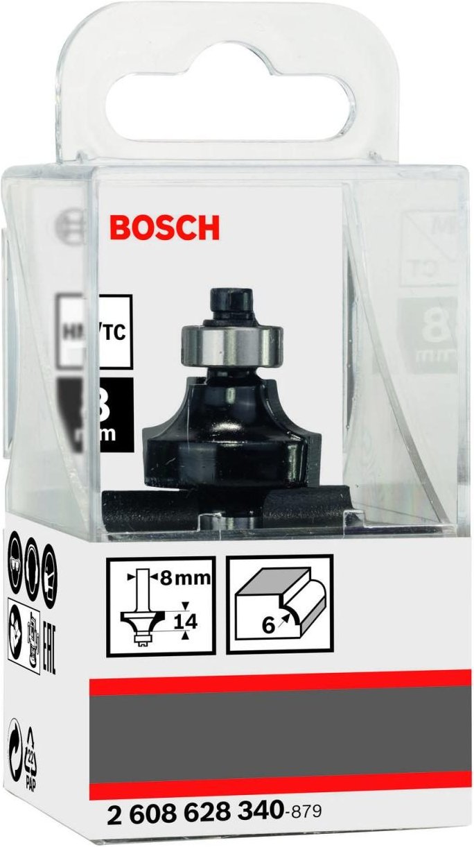 BOSCH Abrundfräser Standard for Wood 1-teilig