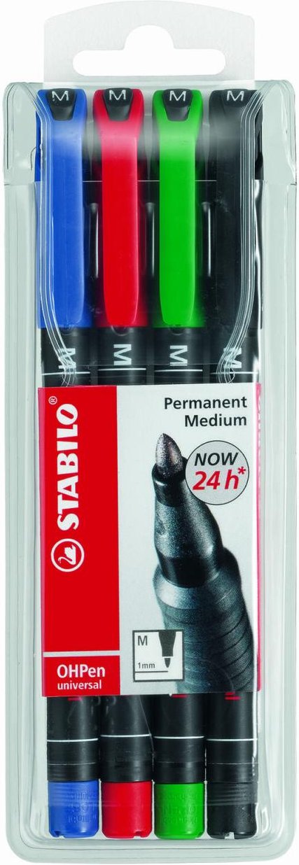 STABILO OHPen universal Folienstifte-Set 1.0 mm Mehrfarbig
