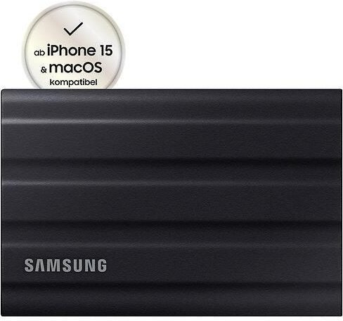 Samsung T7 Shield 4 TB - Schwarz für PC/Mac